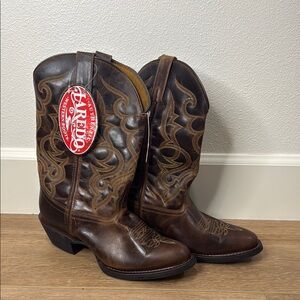 Laredo Brown Western Cowboy Boots
